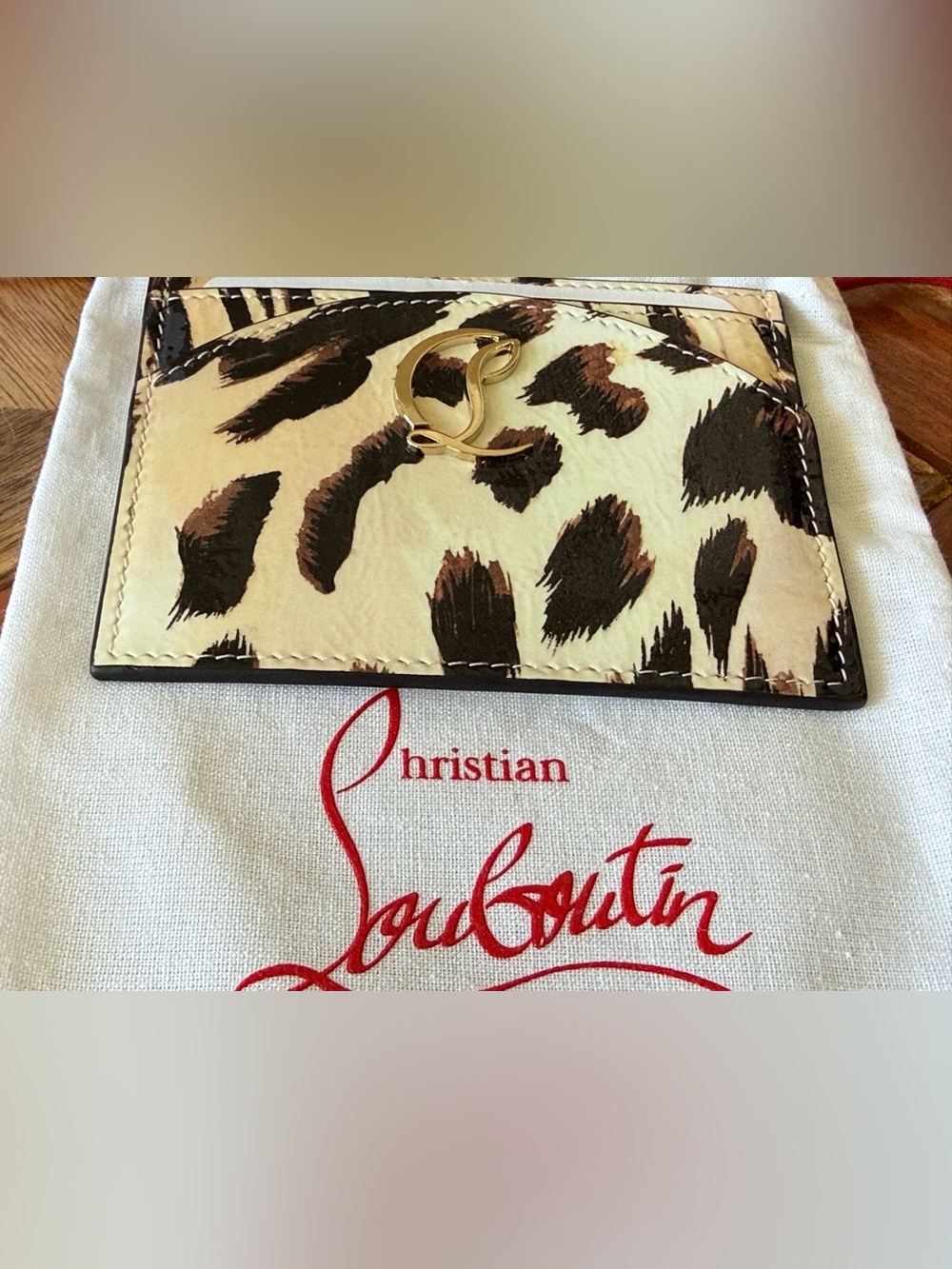 Christian Louboutin LOUBI54 Card Wallet-NWT - Picture 4 of 11